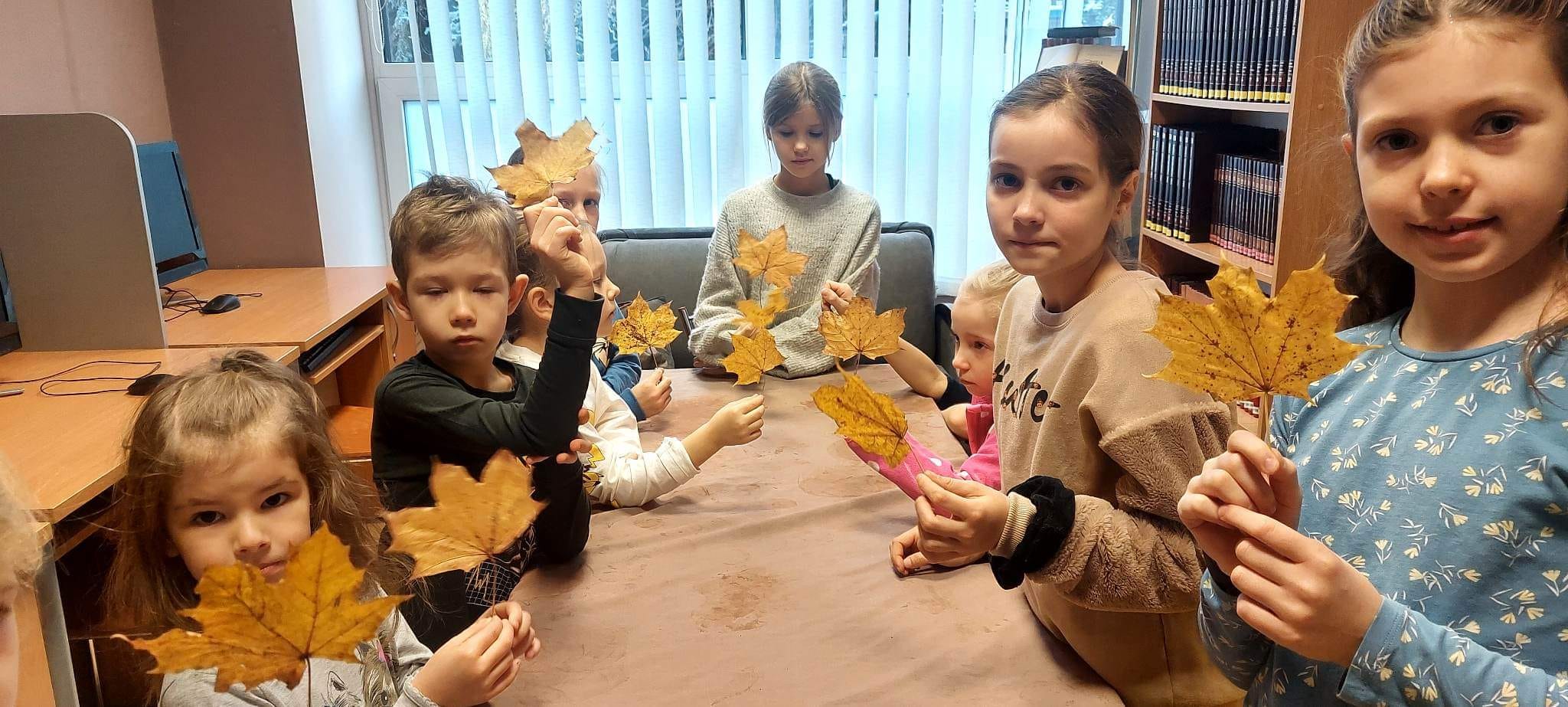 Jesienne liście – warsztaty dla dzieci w Magdalence i w Mysiadle