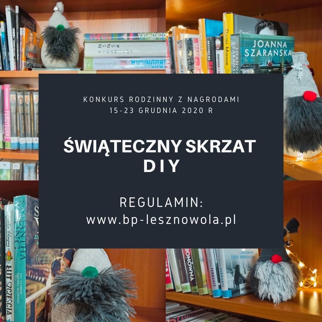 Read more about the article Rodzinny Konkurs pt. „Świąteczny Skrzat DIY”