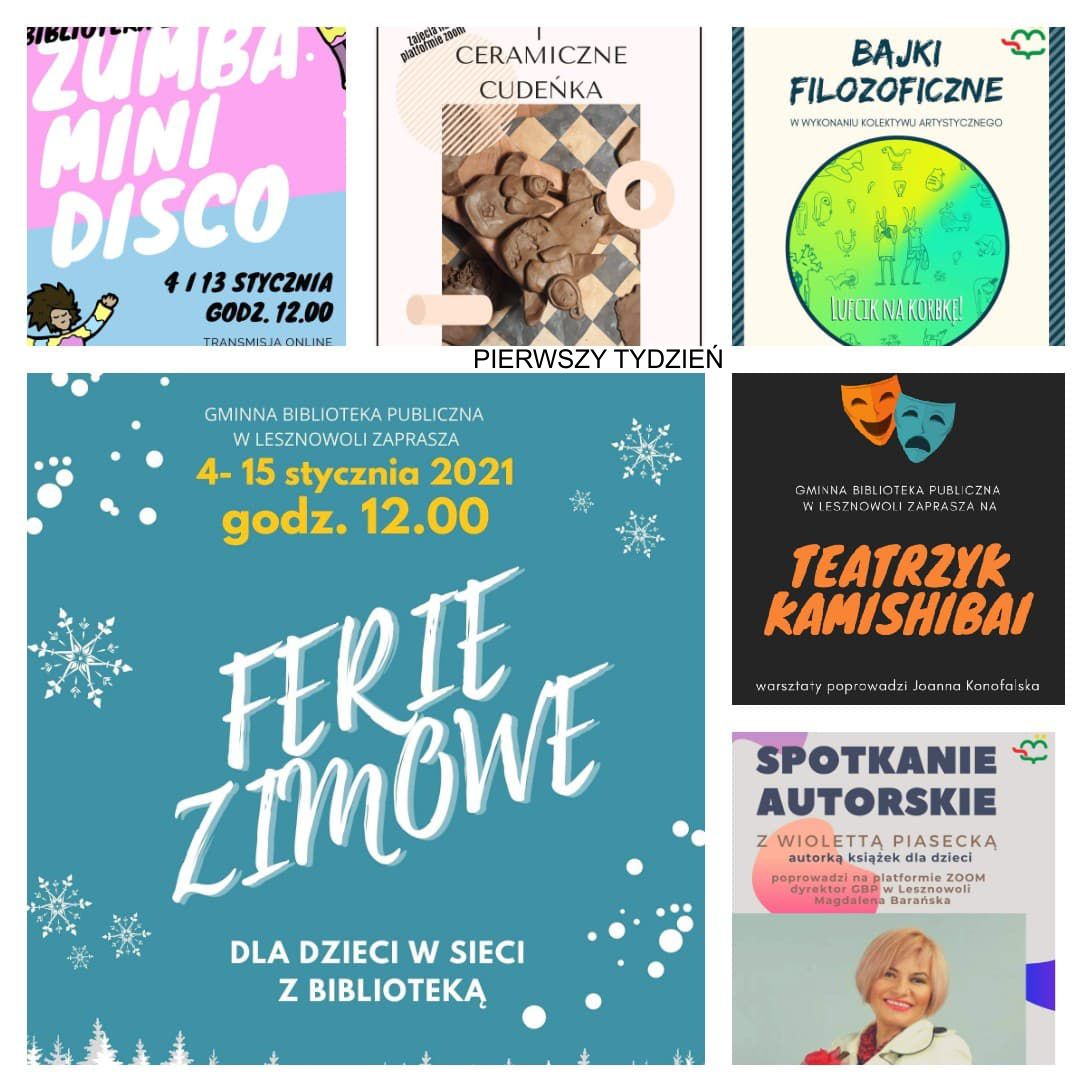 You are currently viewing Pierwszy tydzień Ferii Zimowych 2021 w bibliotece