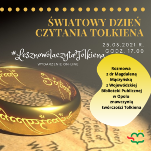 Read more about the article Światowy Dzień Czytania Tolkiena spotkanie on-line