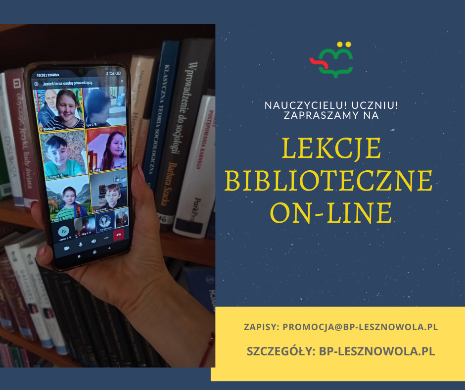 Read more about the article Oferta lekcji bibliotecznych on-line