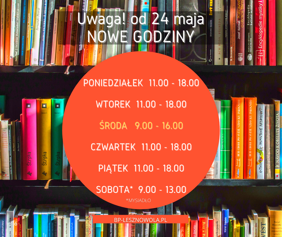 You are currently viewing Nowe godziny otwarcia bibliotek