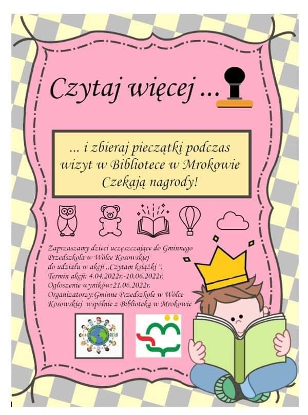 You are currently viewing Wspólna Akcja: Czytaj Więcej! Biblioteki i Przedszkola w Wólce Kosowskiej