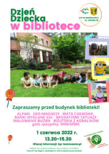 Read more about the article Zapraszamy na Dzień Dziecka do biblioteki