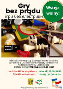 Read more about the article Gry bez prądu – zajęcia integracyjne