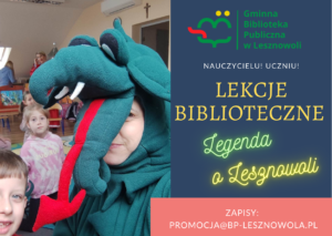 Read more about the article Lekcja biblioteczna w kl. 0a, 0f i 0e w Lesznowoli