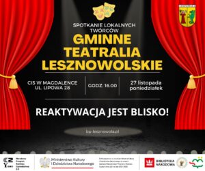 Read more about the article Spotkanie twórców teatralnych z terenu gminy Lesznowola