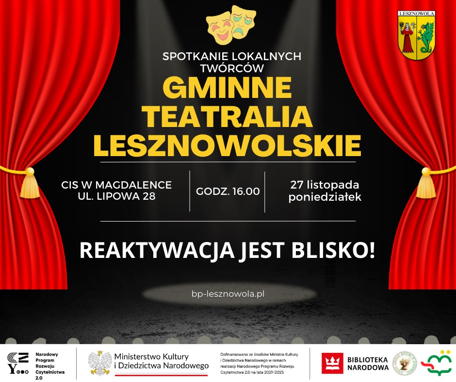 You are currently viewing Spotkanie twórców teatralnych z terenu gminy Lesznowola