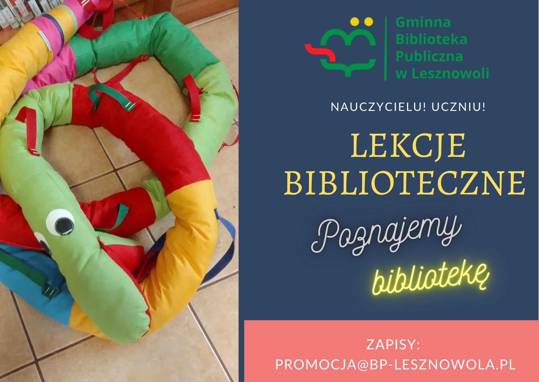 Read more about the article Lekcja biblioteczna w bibliotece w Łazach
