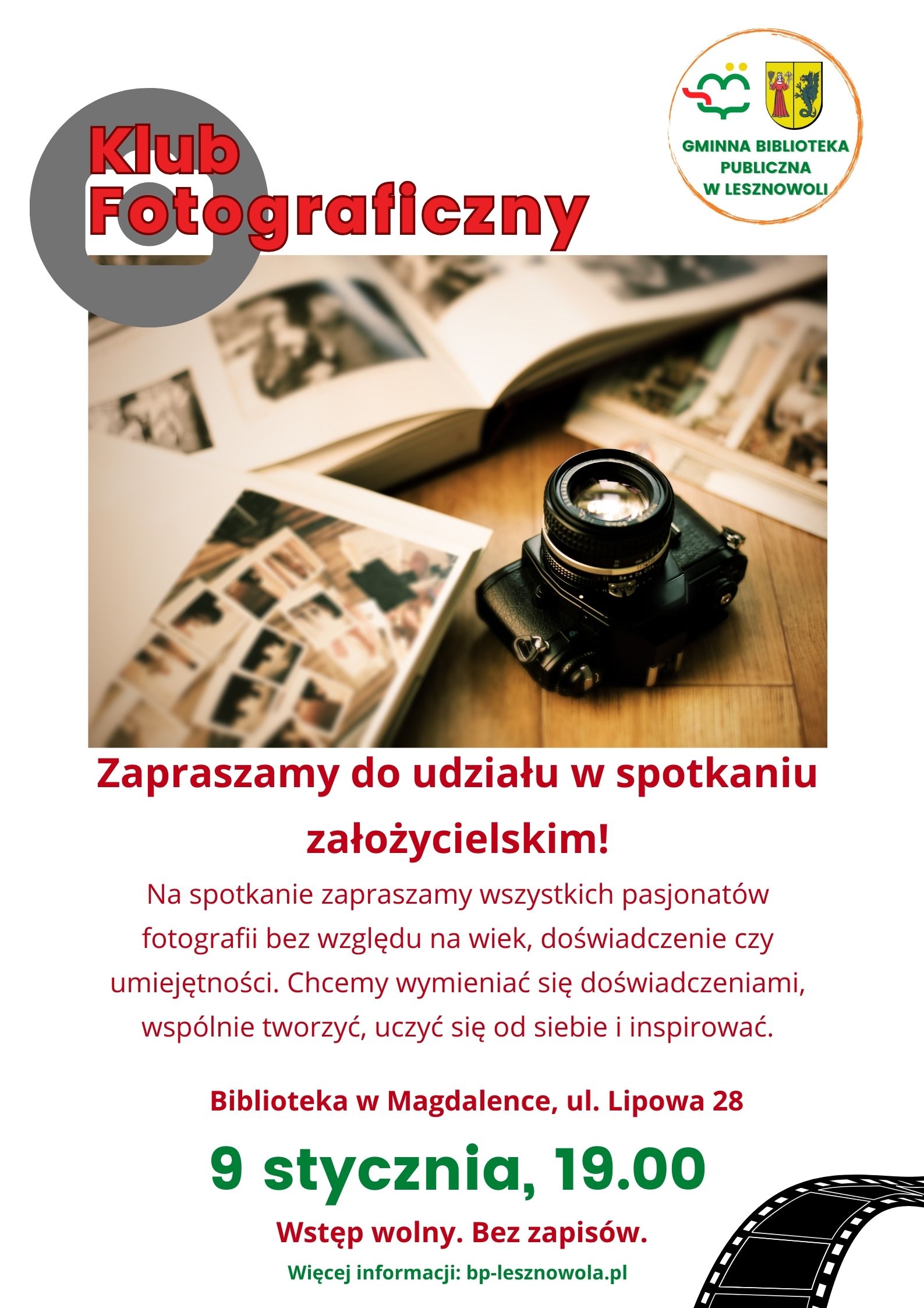 Read more about the article Zapraszamy do nowego Klubu Fotograficznego