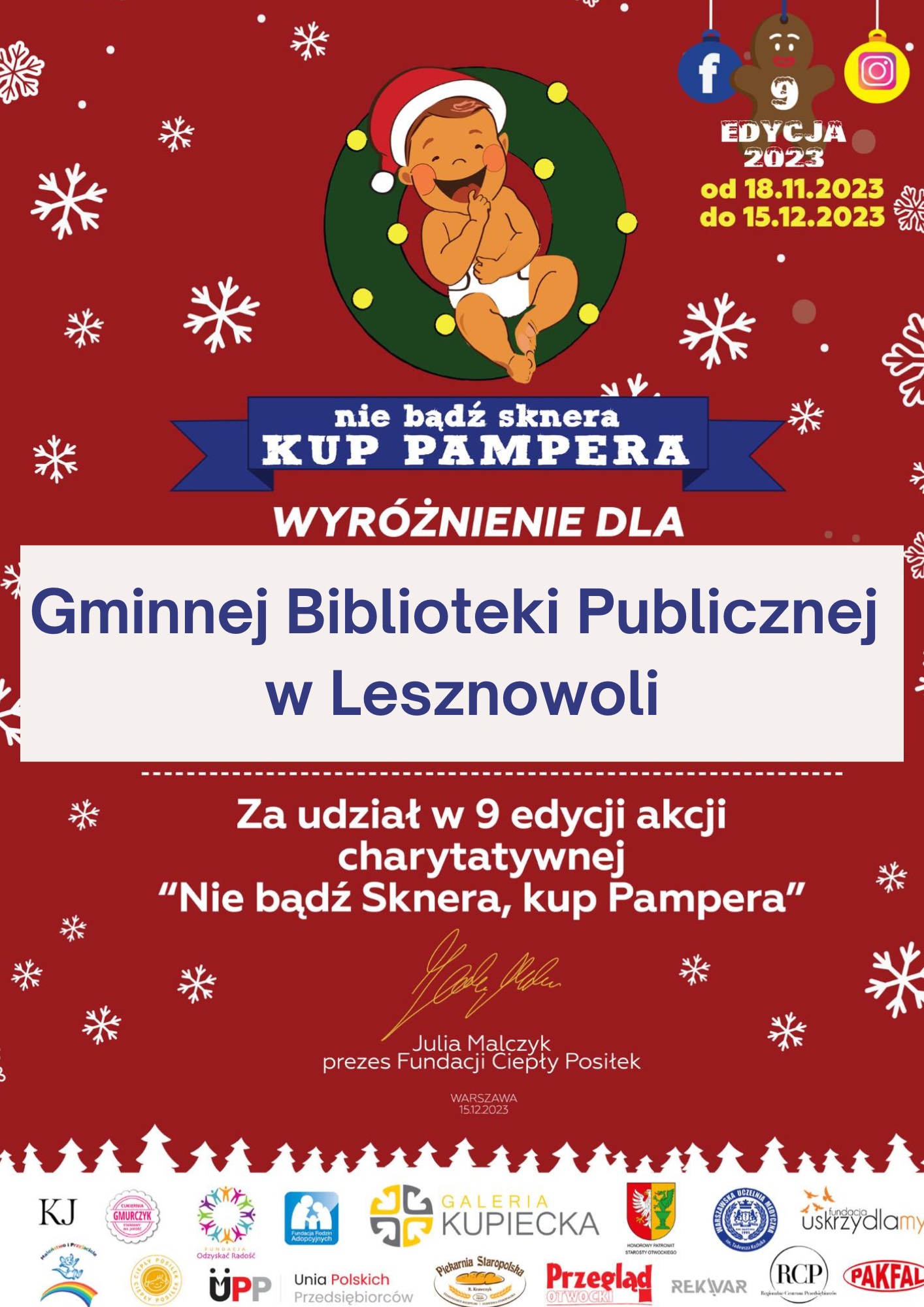 Read more about the article Nie Bądź Sknera Kup Pampera w bibliotece