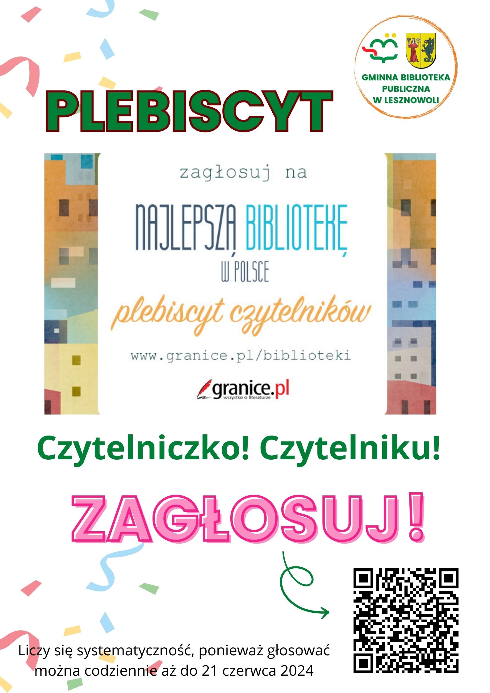 Read more about the article Plebiscyt na najlepszą bibliotekę w Polsce