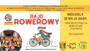 Read more about the article Zapraszamy na Rajd Rowerowy „Odjazdowy Bibliotekarz 2024”