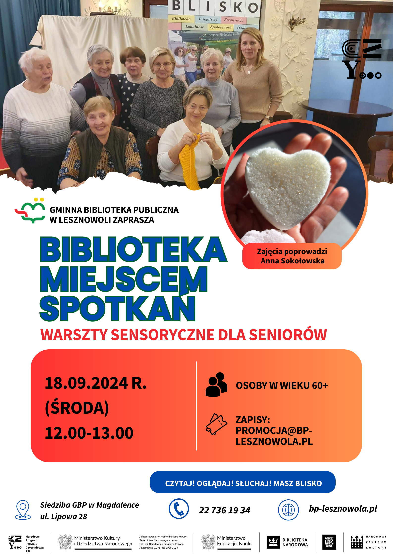 Read more about the article BLISKO warsztaty sensoryczne dla seniorów