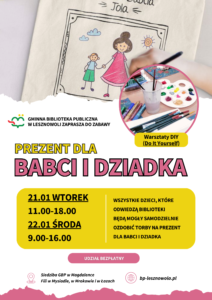 Read more about the article Dzień Babci i Dziadka w bibliotece