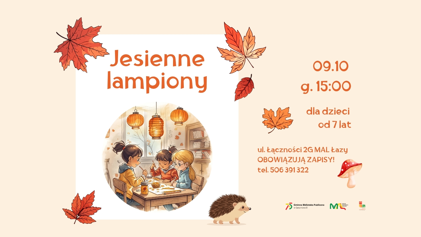 Read more about the article Jesienne lampiony w&nbsp;MAL Łazy