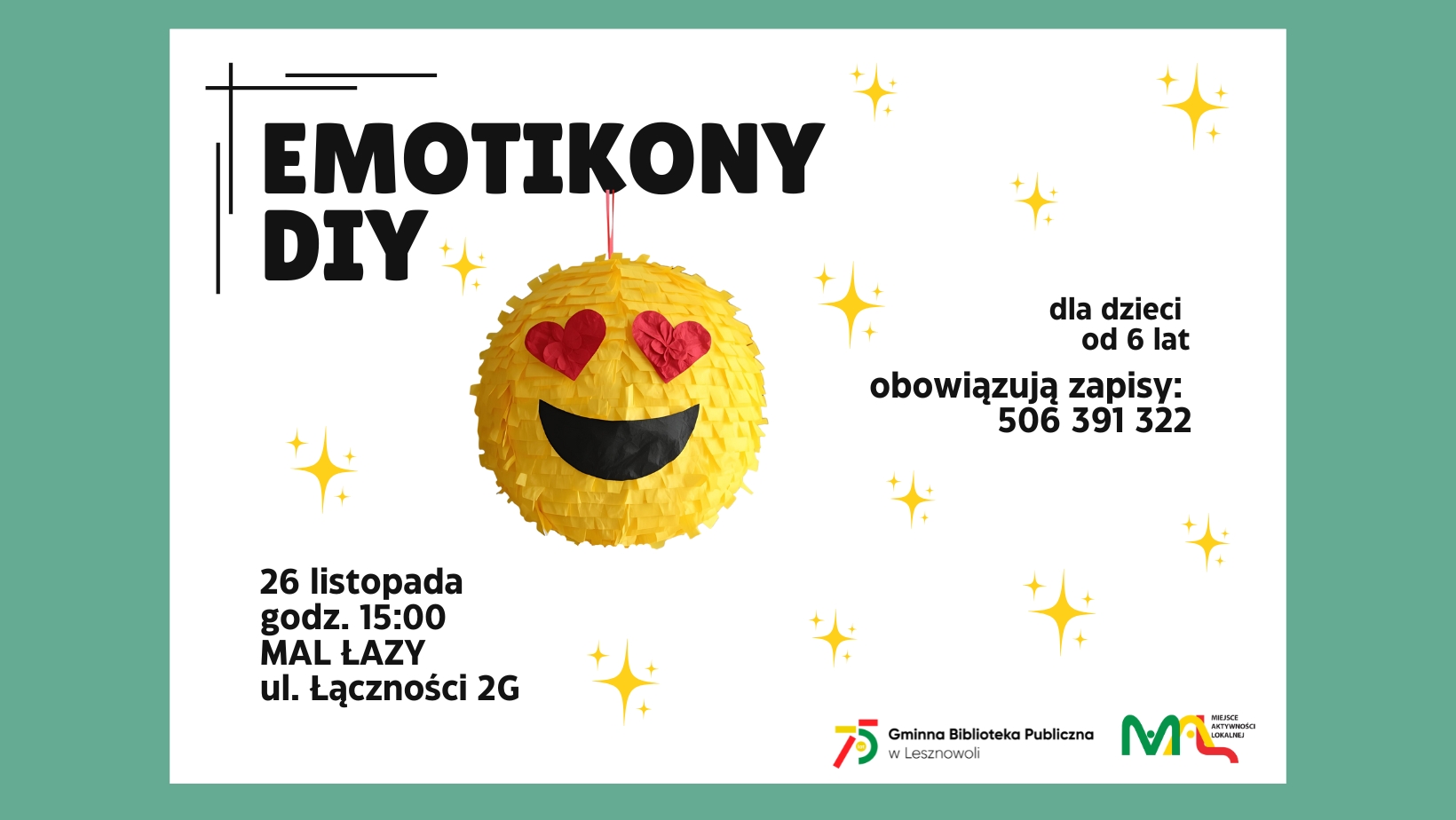 You are currently viewing Emotikony DIY w&nbsp;MAL Łazy