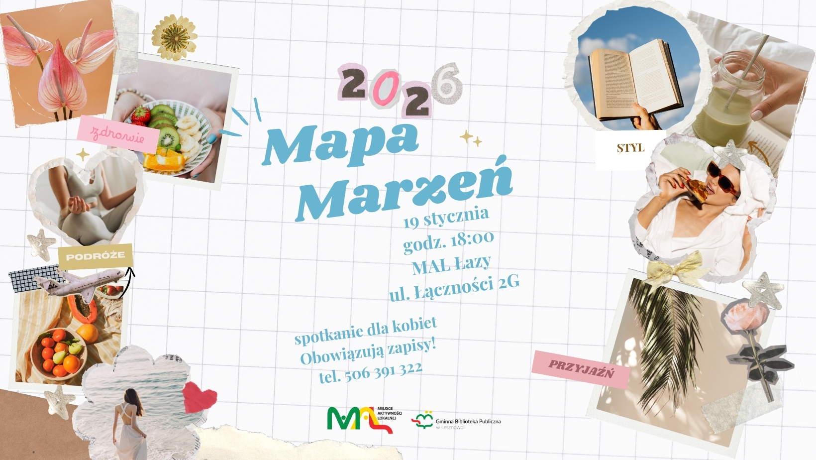 Read more about the article MAPA MARZEŃ – spotkanie dla kobiet w&nbsp;MAL Łazy